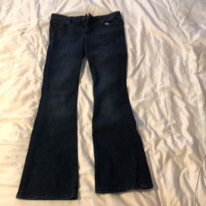 Boot cut dark wash jeans